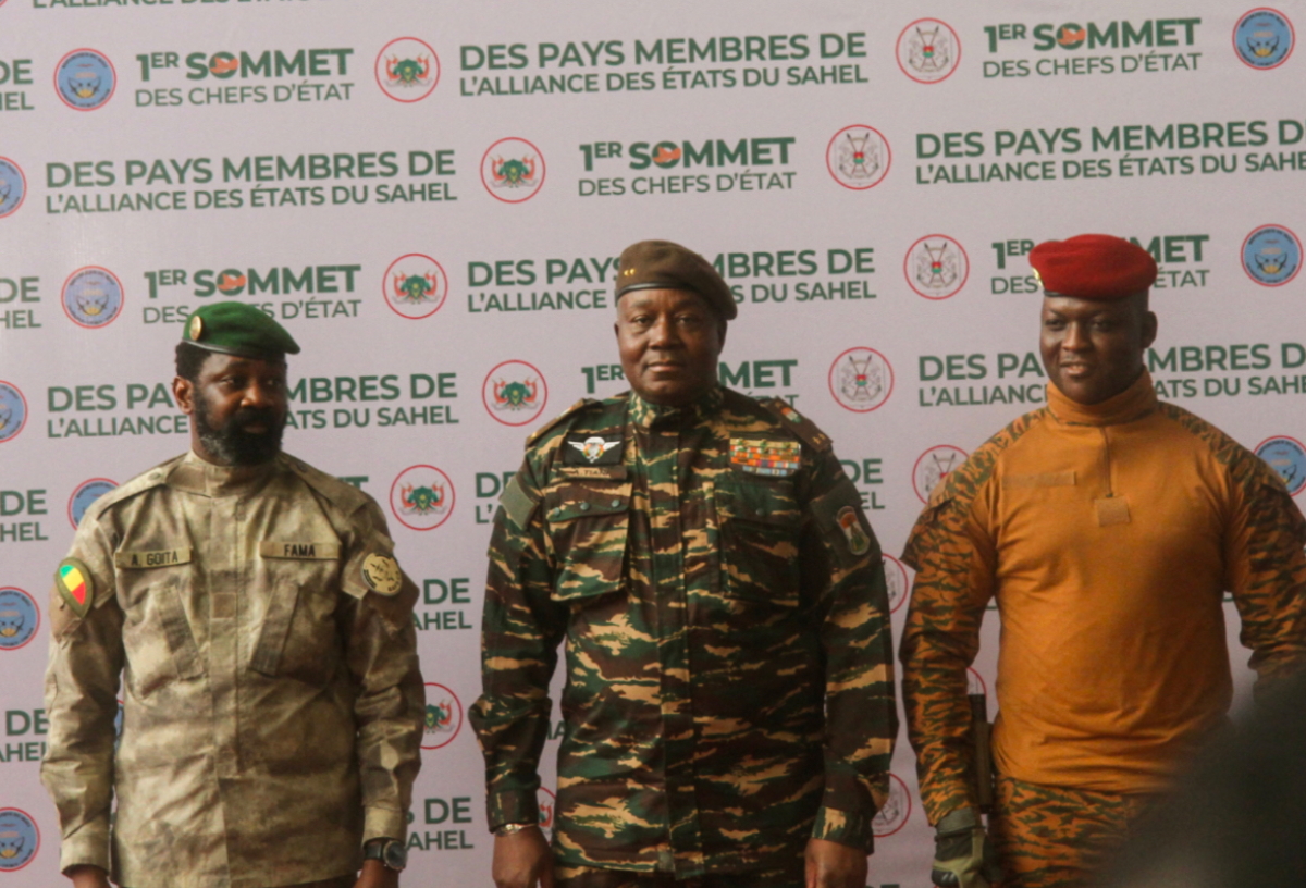 Leaders of the Alliance of Sahel States